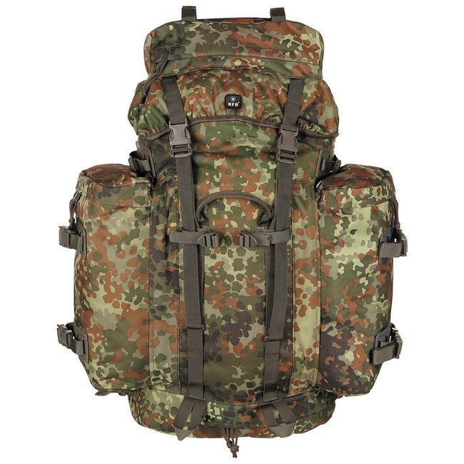 MFH BW Mountain rucsac Flecktarn 80L