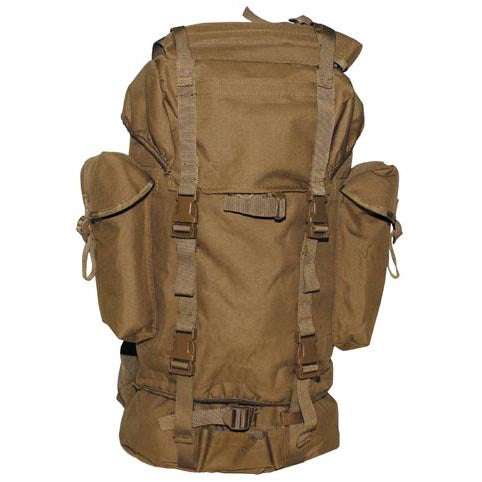 MFH BW rucsac impermeabil Coyote model, 65L