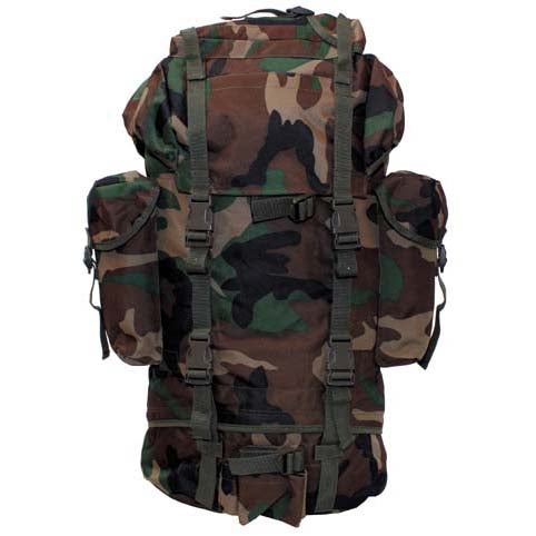 MFH BW rucsac impermeabil model woodland, 65L
