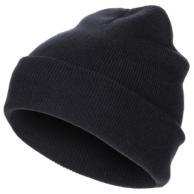 MFH căciulă acril tricot fin, albastră
