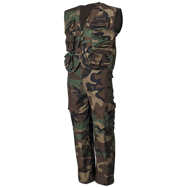 MFH set vestă și pantaloni pentru copii, Woodland