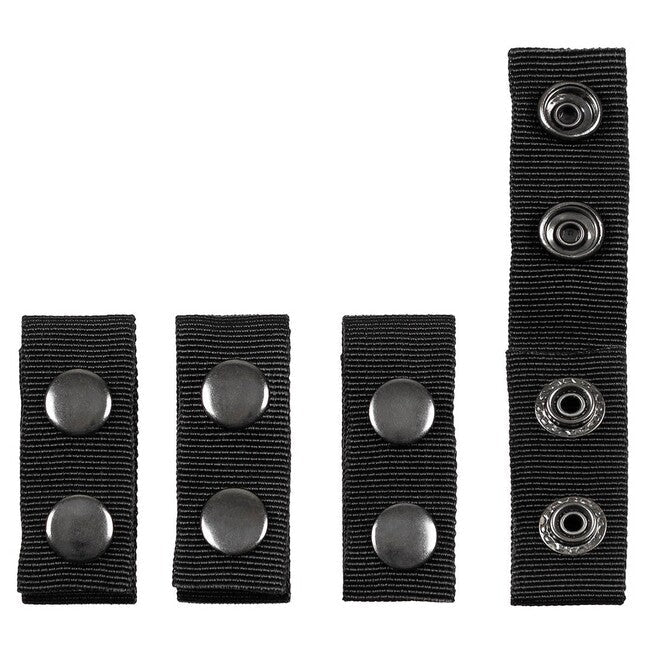 MFH suporturi nylon pentru centură cu 2 capse 4 buc, negre
