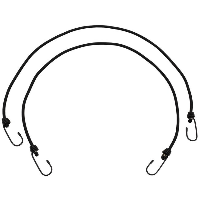 MFH expandor, negru, 75 cm, 6 mm, cu cârlige, 2 pachete
