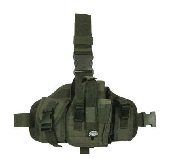 MFH Fighter teacă pe coapsa pentru armă, oliv