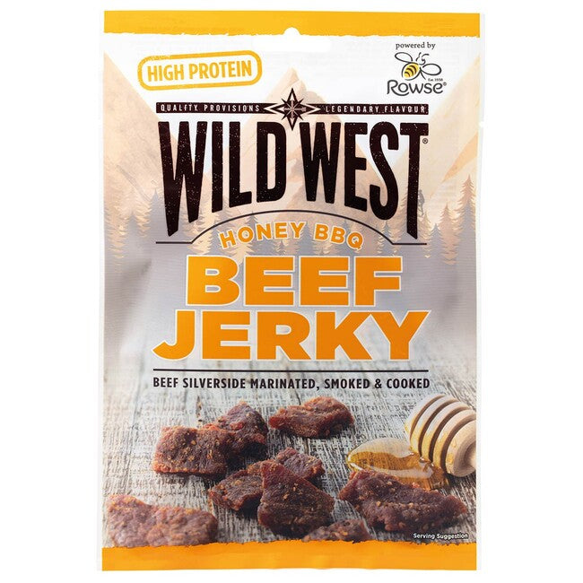 MFH Wild West carne de vită uscată, Honey BBQ, 60 g