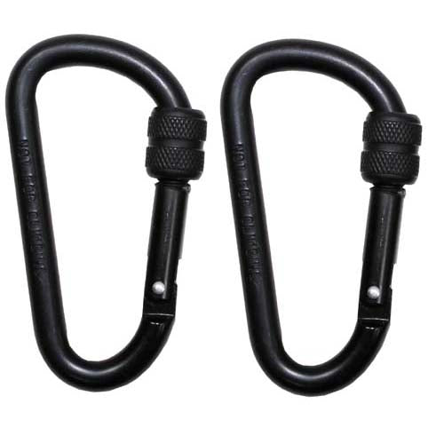 MFH carabinieră cu siguranță, neagră, 80x8mm, 2 buc