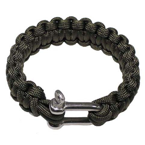 MFH brățară paracord cu cataramă metalică, oliv