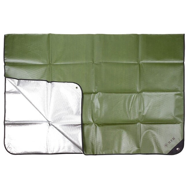 MFH prelată de urgență acoperită pe o parte cu aluminiu, OD verde