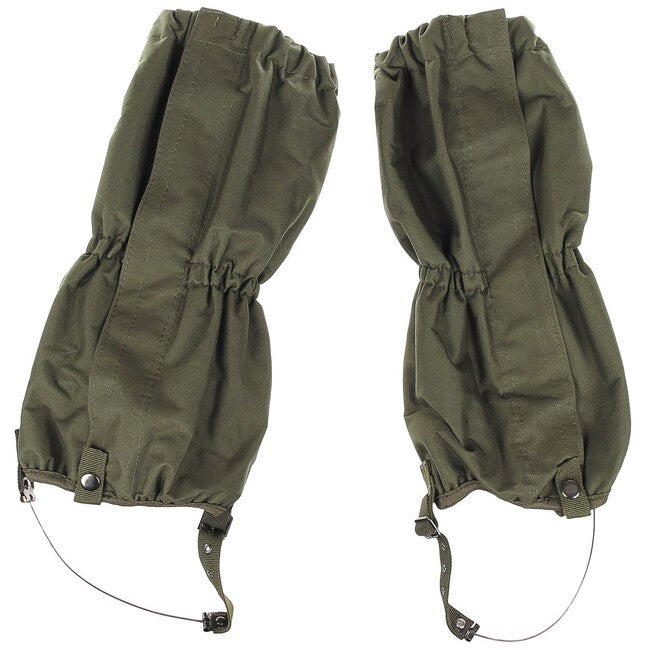 MFH mâneci de protecție cu fermoar și coardă din oțel, OD Green