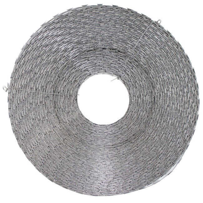MFH sârmă ghimpată din metal 120 m, diametru bobină 30 cm