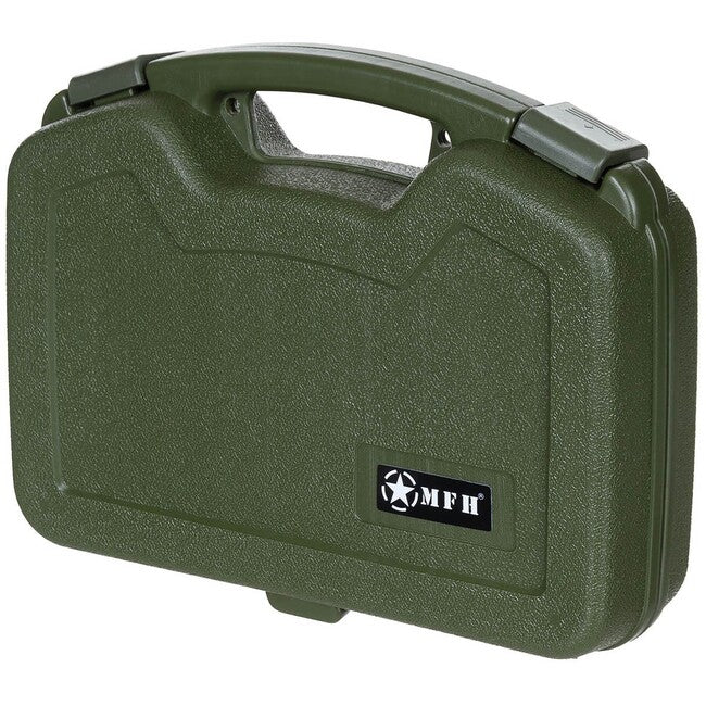 MFH cutie pistol din plastic cu încuietoare mare, OD green