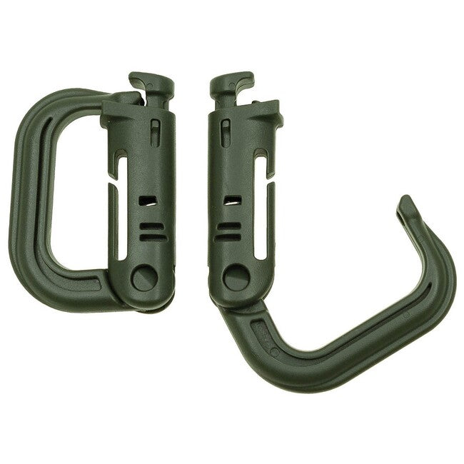 MFH carabinieră din plastic MOLLE, OD Green, 2 buc