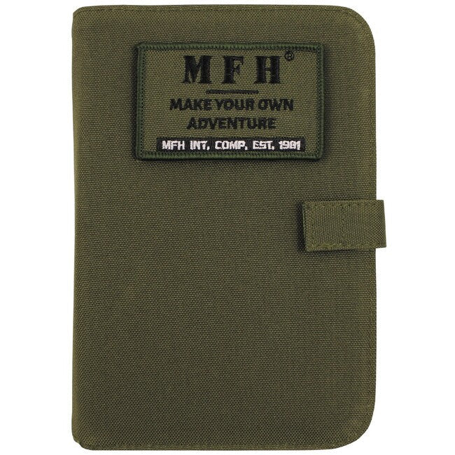 MFH husă cu caiet A6, OD Green