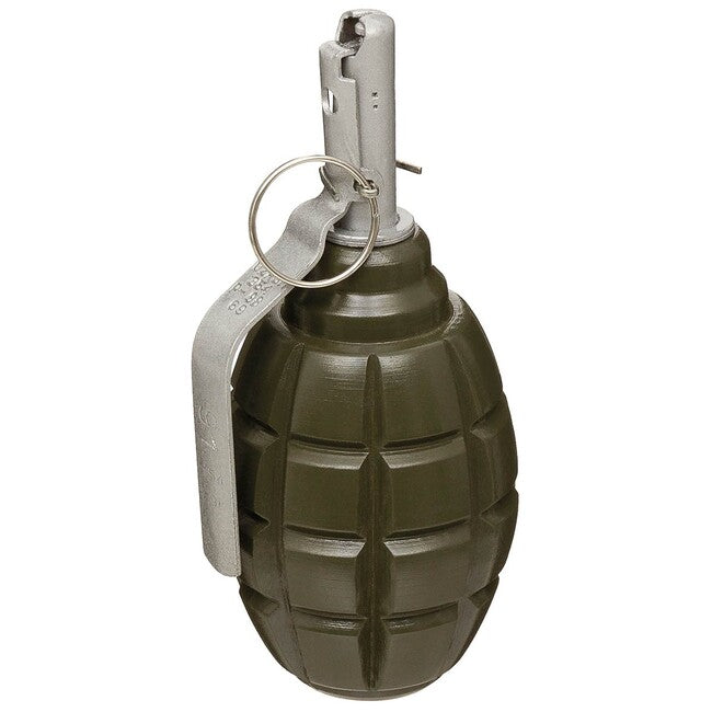 MFH grenadă manuală F 1 decorațiune, OD green, lemn