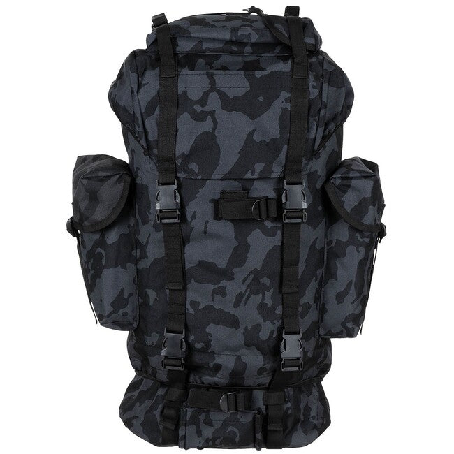 MFH rucsac MOLLE 65L, tijă de aluminiu, night-camo