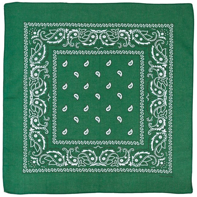 MFH bandană bumbac, OD green-black, aprox. 55 x 55 cm