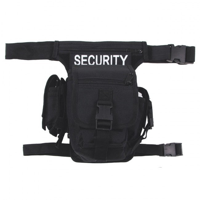 MFH Security borsetă pe coapsa, neagră
