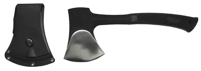 MFH topor din oțel turnat cu teacă, 29 cm, negru