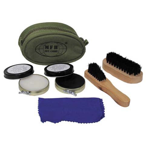 MFH set de creme pentru pantofi, 2 perii și 2 creme
