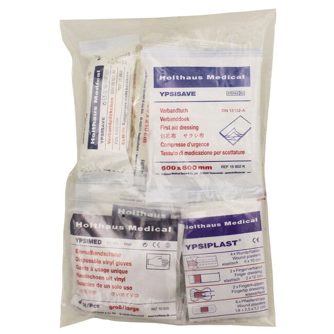 HOLTHAUS set prim ajutor Sortiment, 27 piese, DIN 13164