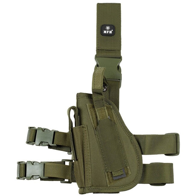 MFH Toc pentru pistol pe coapsa stânga, OD green