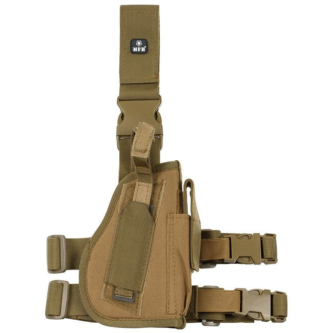 MFH Toc pentru pistol pe coapsa dreapta, coyote tan
