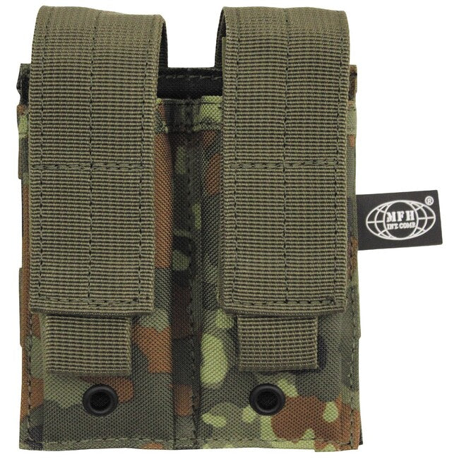 MFH geantă MOLLE dublă, BW camo