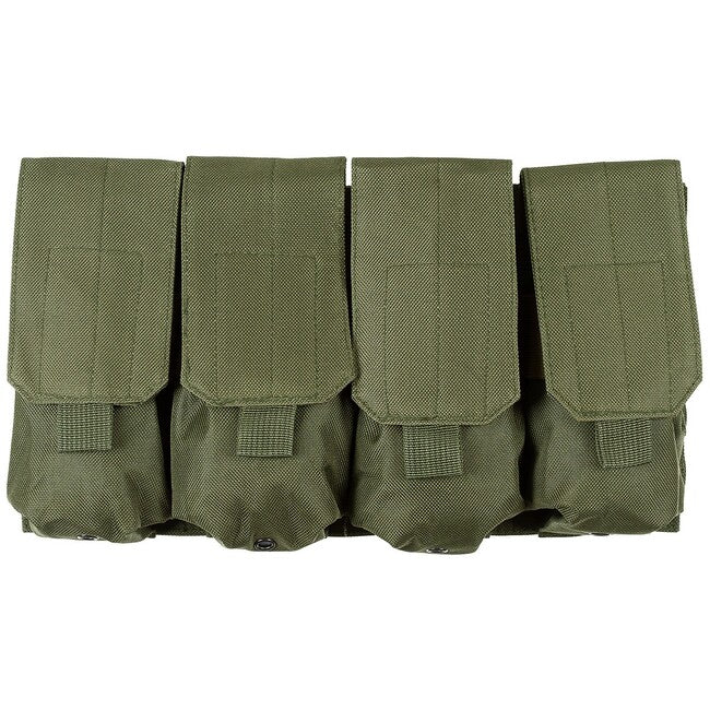 MFH husă MOLLE, 4 compartimente, OD green