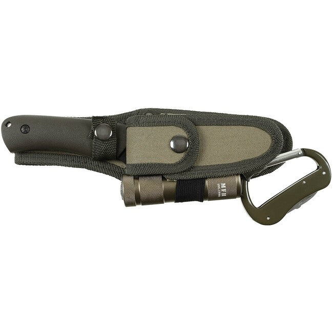 MFH set cuțite cu teacă mâner din plastic, OD green