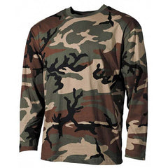 MFH tricou cu mânecă lungă model, woodland