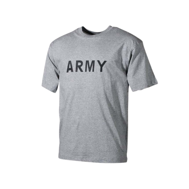 MFH tricou army cu inscripție, gri