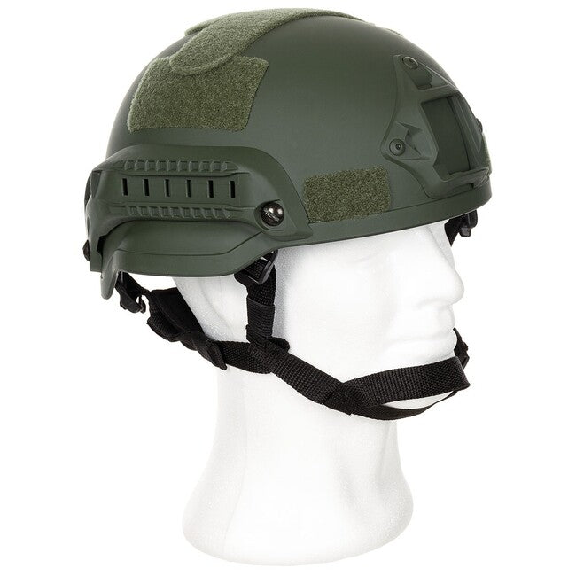 MFH cască SUA MICH 2002 din plastic ABS, OD green
