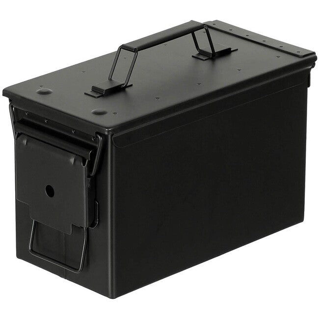 MFH cutie americană M2A1 pentru muniție din metal, neagră, 30 x 15,5 x 19 cm