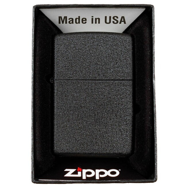 MFH Zippo Black Crackle brichetă rezistentă la vânt, neîncărcată
