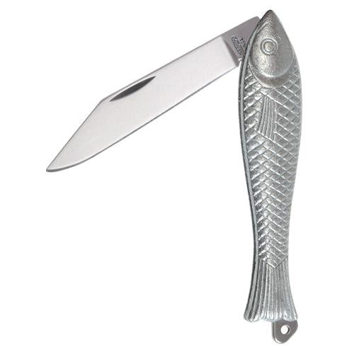 Mikov Rybička briceag 78mm, argintiu