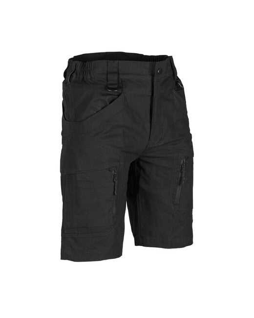 Mil-Tec ASSAULT pantaloni scurți ripstop, negri
