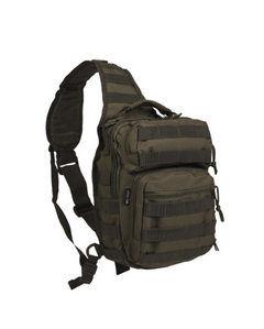 Mil-Tec Assault small rucsac cu o singură bretea, oliv, 10L