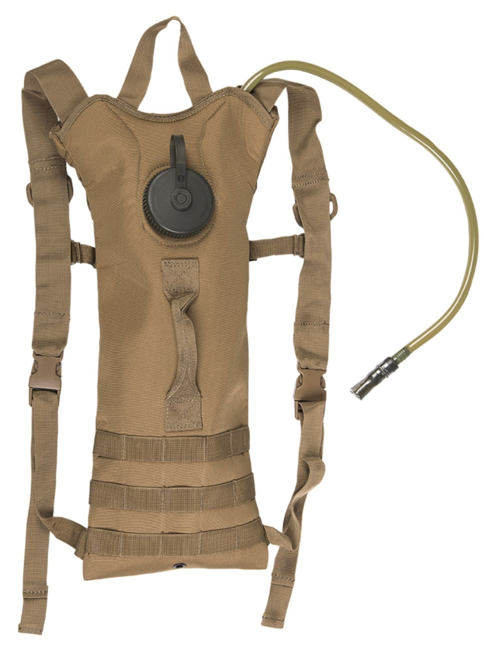 Mil-Tec rucsac de hidratare 3l cu curele, coyote
