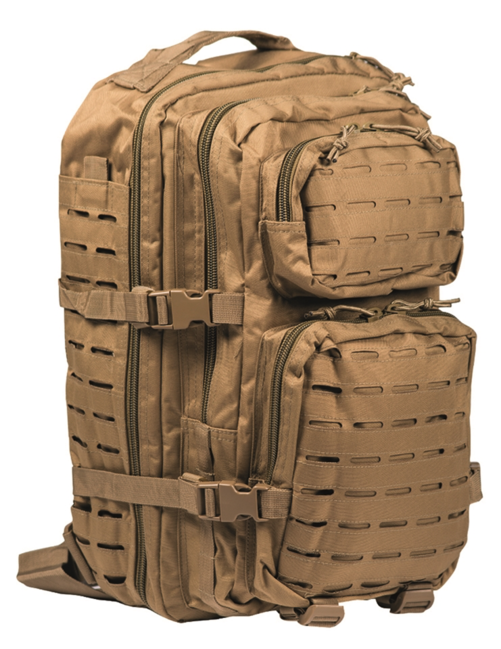 Mil-Tec rucsac US Assault Large Laser Cut, coyote, 36L