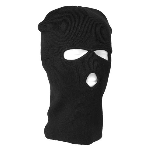 Mil-Tec cagulă cu 3 deschizături din tricot fin, neagră