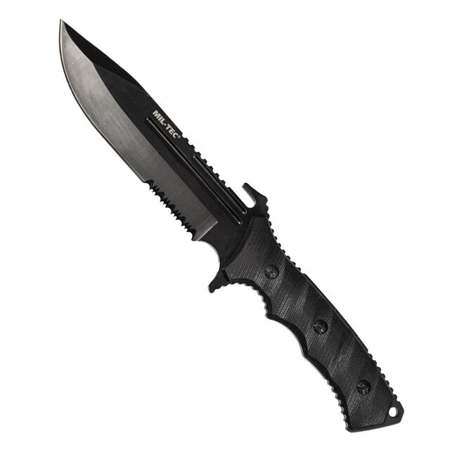 Mil-Tec Combat G10 cuțit, negru