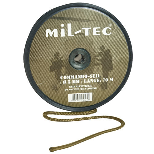 Mil-Tec coardă COYOTE COMMANDO 5 mm, 70 m