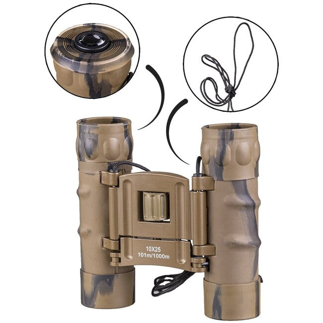 Mil-Tec GEN.II binoclu 10x25, desert