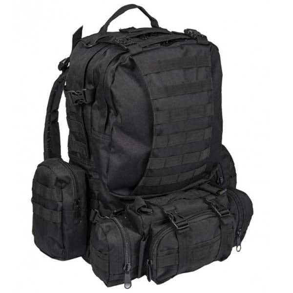 Mil-Tec Defence rucsac, negru, 36l
