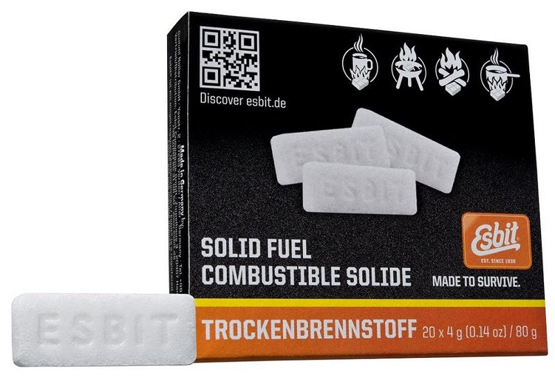 Esbit tablete de combustibil solid, 20buc x 4g