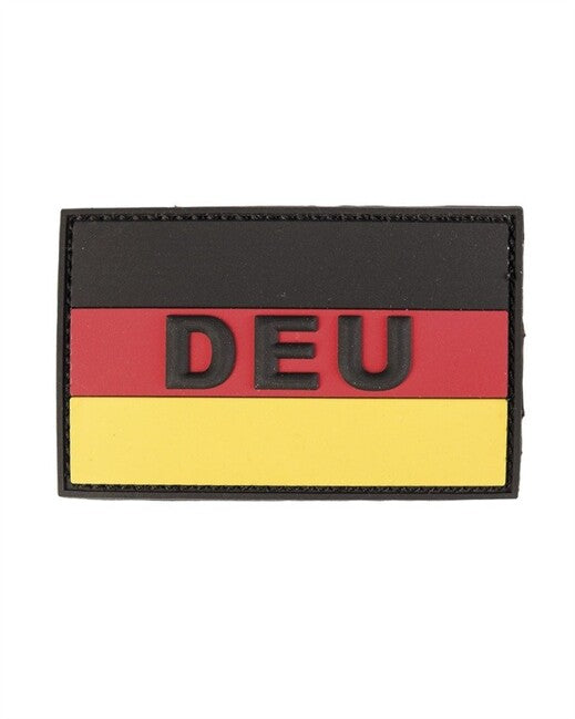 Mil-Tec emblemă PVC 3D colorată DEU L, Germania