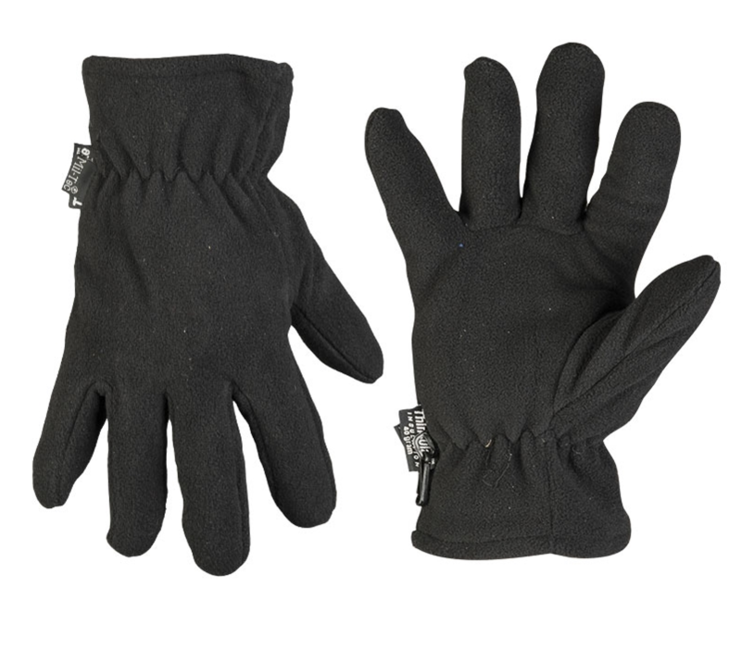 Mil-Tec Thinsulate™ fleece mănuși, negre