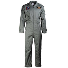 Mil-Tec Flight salopetă overall pentru copii cu embleme, oliv