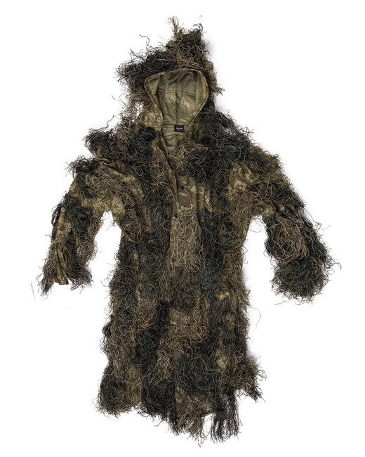 Mil-Tec costum Ghillie cu tratament ignifug, woodland
