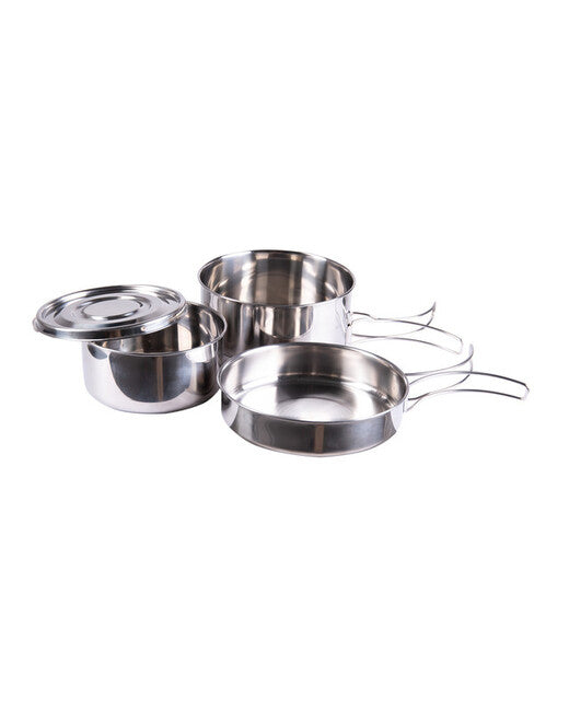 Mil-Tec Set culinar din oțel inoxidabil 4 buc.